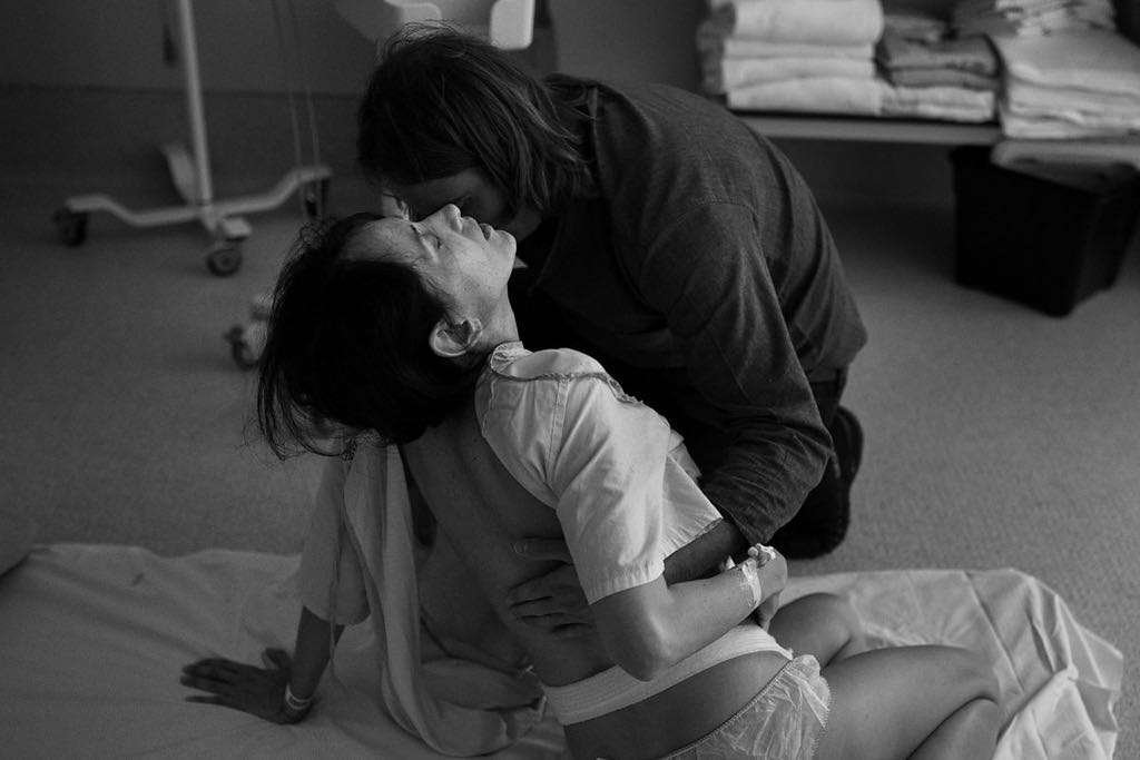 fotografía de parto