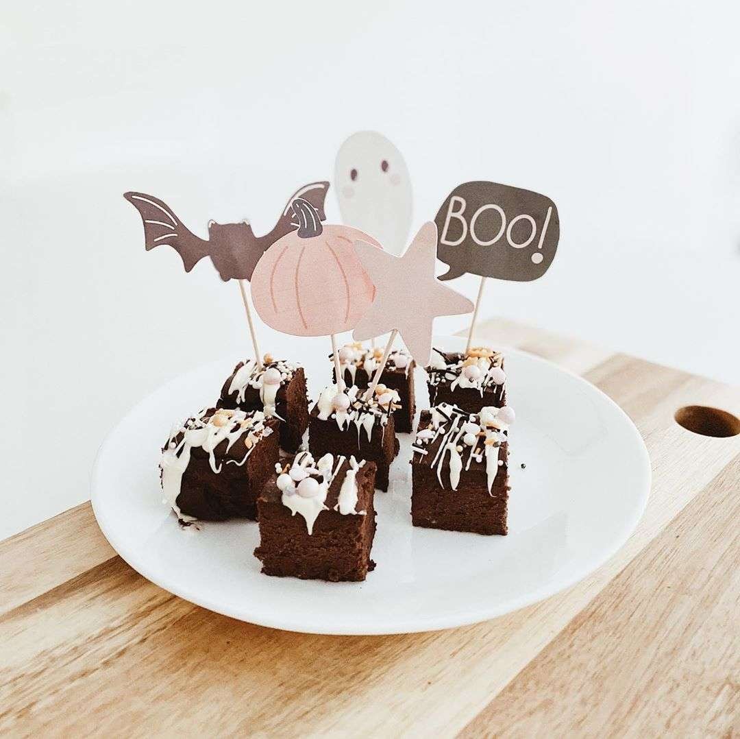 toppers cupcakes halloween